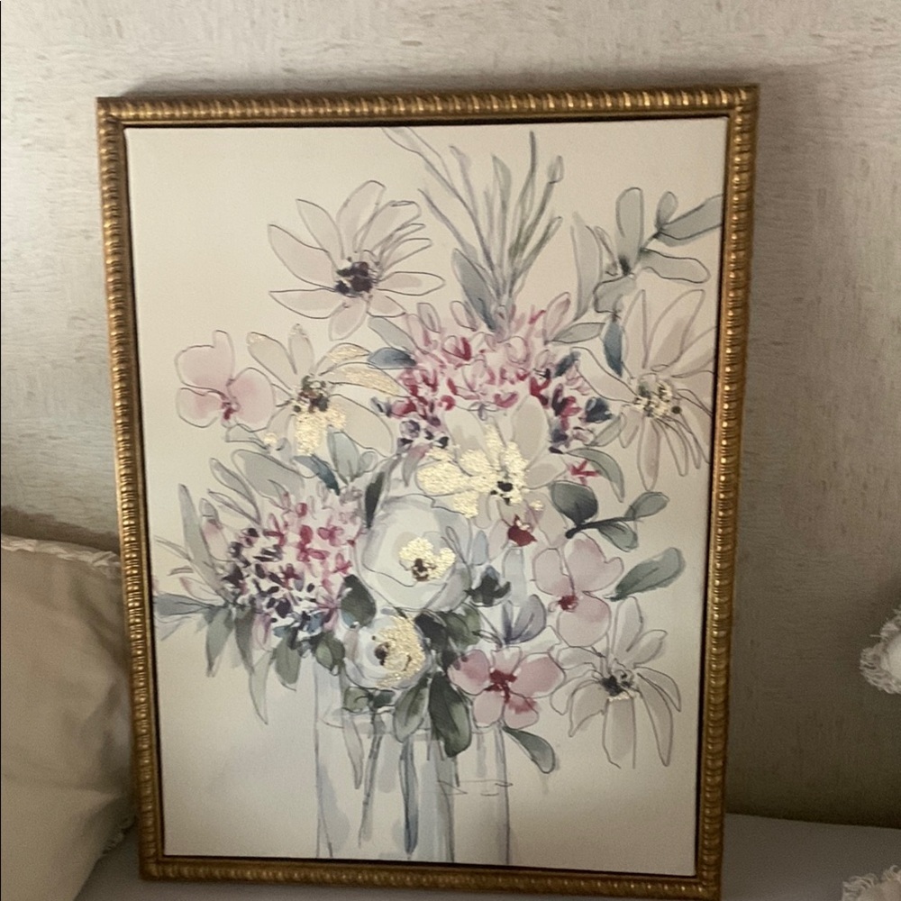 Wall art Floral‎ golf frame golf leaf home decor